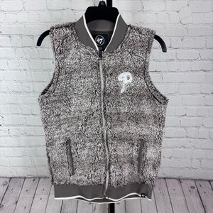 ‘47 Brand Philadelphia Phillies Gray Sherpa Vest Size Small